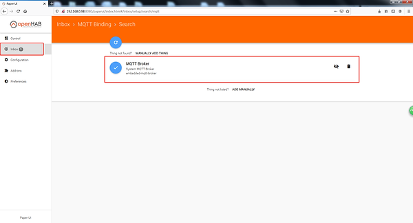 How to connect to OpenHAB with Dusun gateway? 6 DM 20220701150420 013