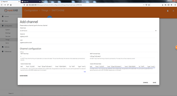 How to connect to OpenHAB with Dusun gateway? 9 DM 20220701150420 016