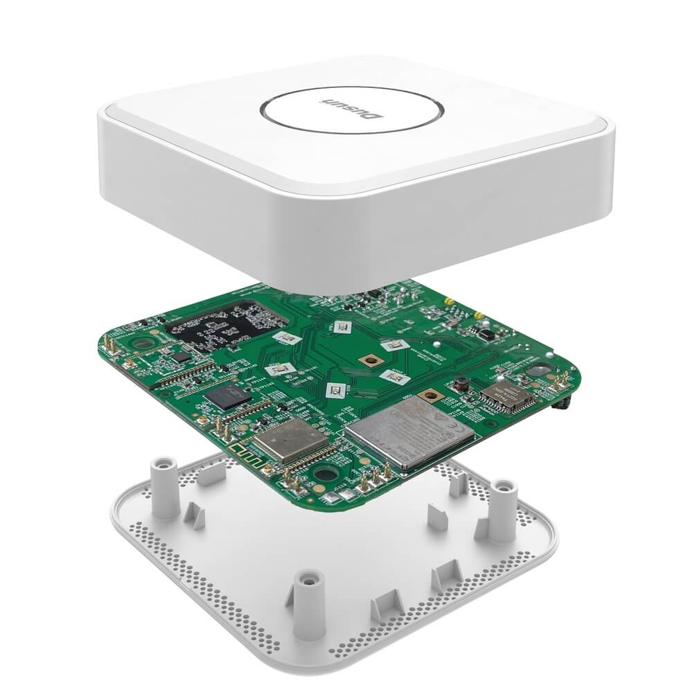 DSGW-210-D-27 Smart Zigbee Z-Wave Hub med med Li-batteri backup