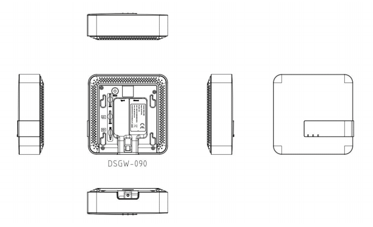 DSGW-090 MTK7628 Ceiling OpenWRT IoT Gateway