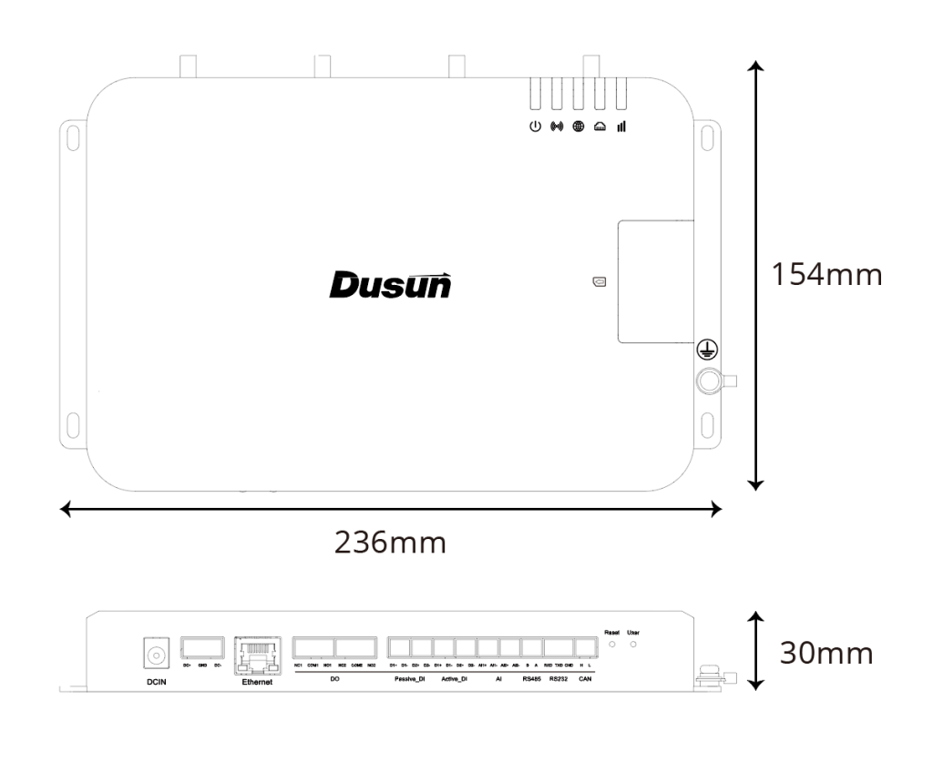 DSGW 081 Dimension