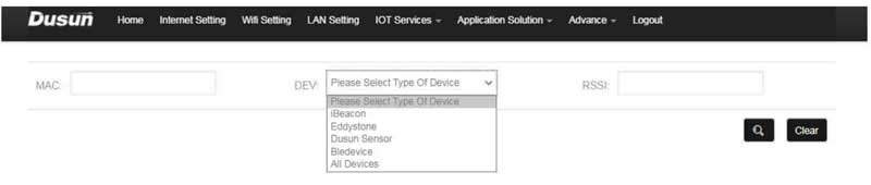 ble devices supported by dsgw 030