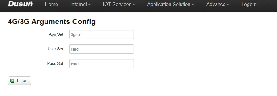 BLE Gateway LTE Configuration