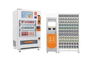 swipe face and pay vending machine