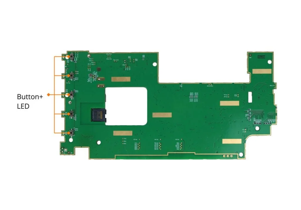 Bottom of DSGW-120V2 PX30 Gateway board