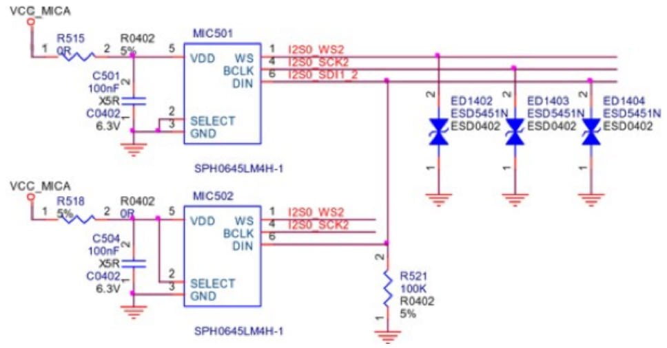 i2s digital microphone circuit