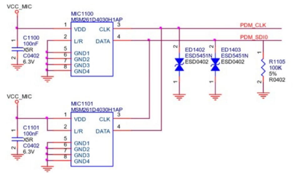 pdm microphone circuit