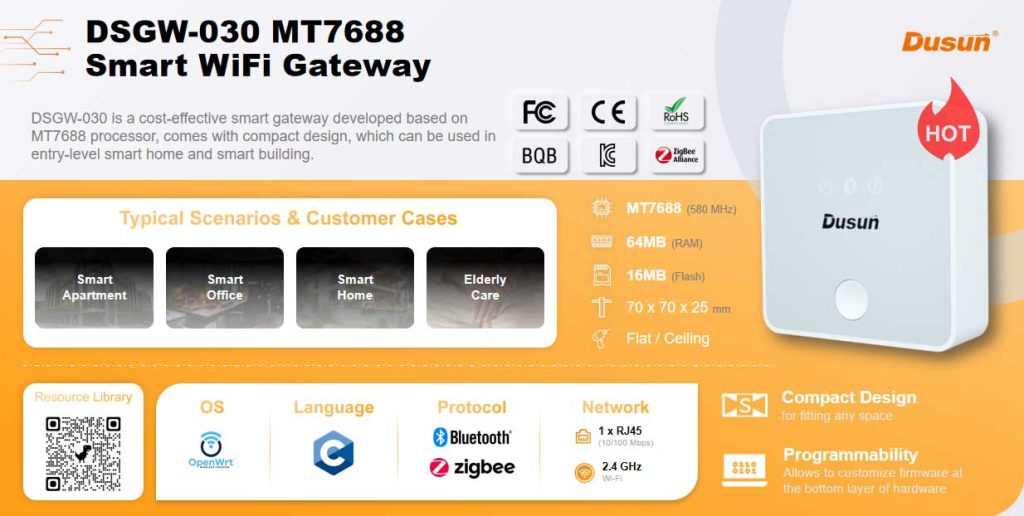 overview of dsgw 030 wifi gateway