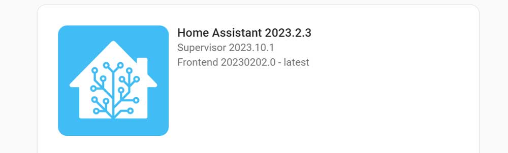 home assistant supervisor and core version