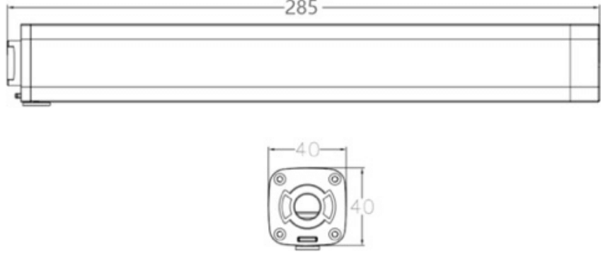 Smart Curtain Motor Dimension