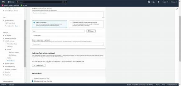 Comment se connecter Dusun Passerelle LoRaWAN vers la plateforme AWS IOT LoRaWAN ? 13 图片 30