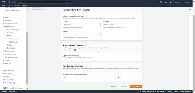 Comment se connecter Dusun Passerelle LoRaWAN vers la plateforme AWS IOT LoRaWAN ? 16 图片 34