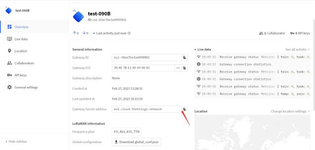 Comment se connecter Dusun Passerelle LoRaWAN vers la plateforme TTN ? 4 图片 4