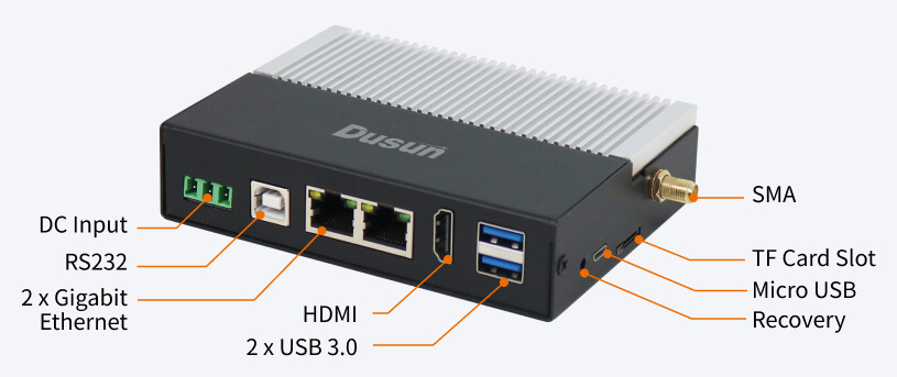 Dusun IoT Unveils DSGK-061 AI Edge Computing Box: Helping Industrial Equipment Remote Management, IoT Integration, and Local Visualization 1 dsgk 061 vnc interface all