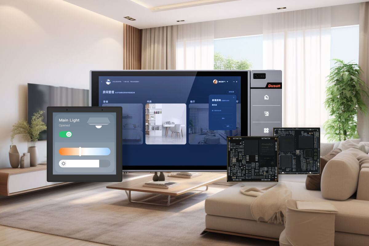 develop smart home control panel