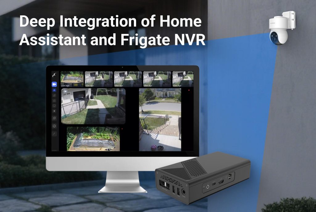 home assistant + frigate nvr